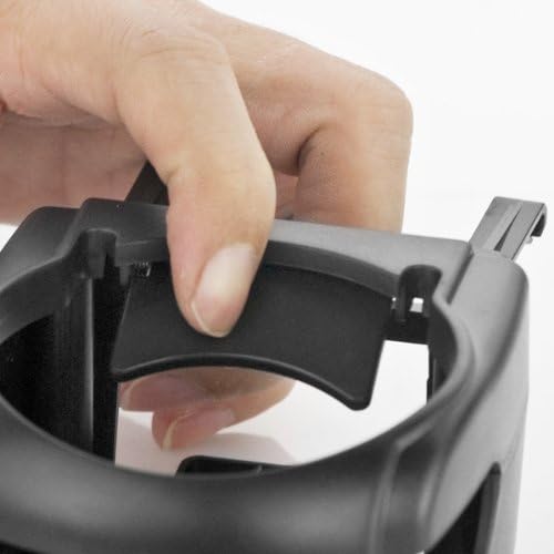 Miniatura 6 de Nuevo clip duro negro dos clips fijos en el coche aire acondicionado existente montaje montaje inserto refresco bebida agua taza café botella puede