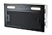 Turbionaire Luna 50 Black TLN50B Campana de Cocina Integrado 52 cm, Campana Extractora 434 m³/h, Acero Inoxidable Pintado Negro Mate, 3 Velocidades, LED 3200K, 59 Db, Filtro Antigrasa de 5 capas