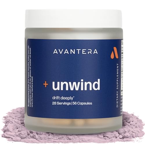 Avantera Unwind - Stress and Sleep Supplement for Adults -