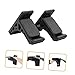 Toyvian 2pairs Wall-Mounted Bow Rack Traditional Bow Holders for Storage Easy to Install Black Design for Recurve Display and Organization