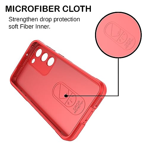 Image of Amazon Brand- Solimo Basic Case for Samsung Galaxy S23 5G (Silicone Red)