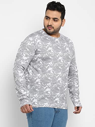 Image of Urbano Plus Men's Printed Full Sleeve Regular Fit Cotton T-Shirt