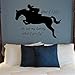 What if I Fall? Oh, but My Darling, What if You Fly? Quote Hunter Jumper Sticker I Love Horses Teen Girl Bedroom Decor English Dressage Equestrian Wall Art Faithful Saying Motivational Wall Words