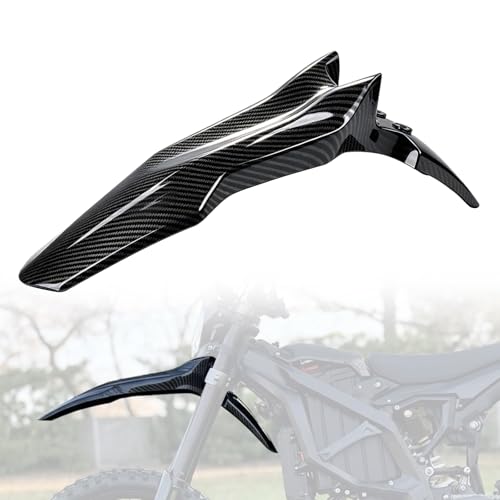 BIUGERCN Garde Boue Avant Moto pour Surron,Garde Boue Avant Dirt Bike pour Surron Ultra Bee Vélo Dirt Électrique E-Bike Modèle en Fibre de Carbone