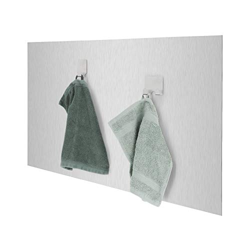 Placa antisalpicaduras cocina acero inoxidable 50x90 protector pared 4