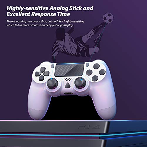 Yccteam Wireless Game Controller Compatible With 4 Slim With Enhanced Dual Vibration/Analog Sticks/6-Axis Motion Sensor, Compatible With Pc /Windows 7/8/10/11 #TOP1