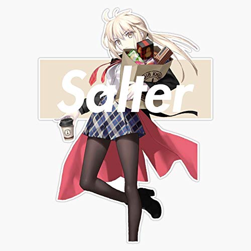 Red Box Box Logo - Saber Alter (Salter) Food Shopping - Fate Grand Order (Fgo) Sticker Vinyl Bumper Sticker Decal Waterproof 5