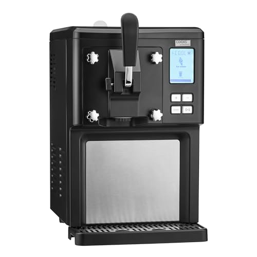 Cooks Professional Luxury Soft Serve Ice Cream Maker | 1.5L | Self-Cooling Compressor | Auto Cleaning | Digital Display | Perfect for Whippy Sundaes & Desserts | Easy to Use for Home Treats
