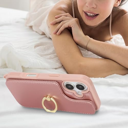 Lipvina Crossbody Wallet for iPhone 17 Case with Strap-Rose Gold by Lipvina - Used condition - Image 4