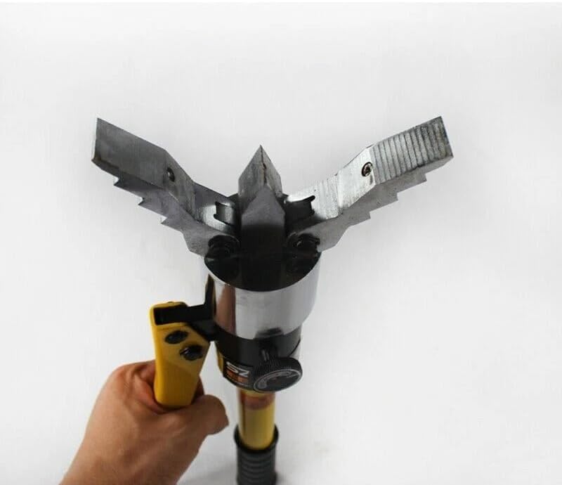 Hydraulic Flange Spreader - Portable Manual Hydraulic Flange Splitter with One-Piece 30mm Expansion for Pipe & Valve Maintenance (10T)