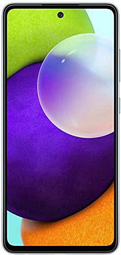 Samsung Galaxy A52 (Sm-A525F/Ds) Dual Sim, 128Gb/ 6Gb Ram, 6.5” Factory Unlocked Gsm, International Version - No Warranty - Awesome Blue #TOP1