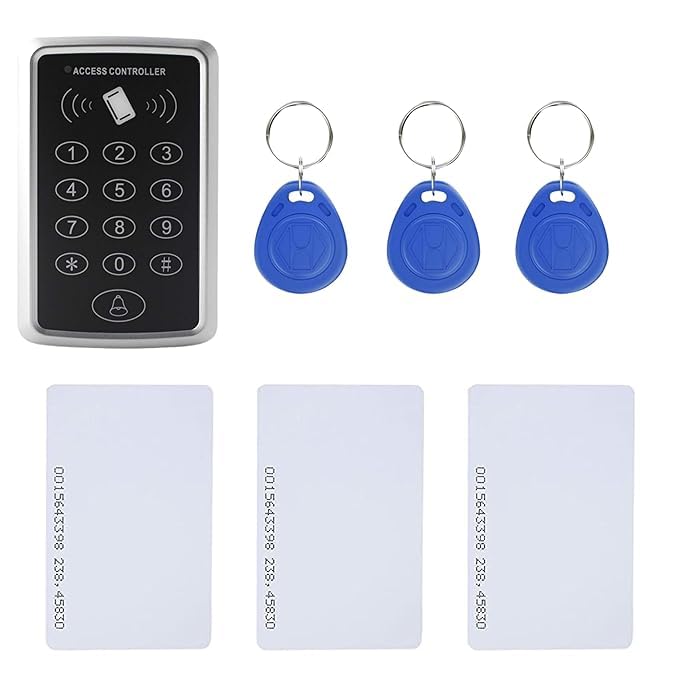 Combo-AZ-SA32A Door Access Controller RFID Reader 125KHz Access Control Keypad Digital Panel Card Reader Home Safety Protection Door Lock System with RFID Card and RFID Keyfob-image-43
