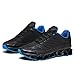 Men's Blade Fashion Sneakers Shoes Breathable Walking Shoe Sport Athletic Shoes Road-Running Shoes Black Blue