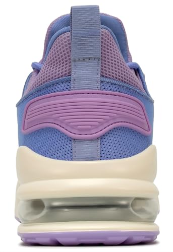 Image of LARNMERN Women's Non Slip Work Shoes Waterproof Sneaker,Purple Blue,10