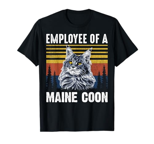 Cat - Employee of a Mine Coon T-Shirt