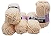 Produktbild YarnArt Dolce 5 x 100 Gramm Strickwolle, Babywolle, 500 Gramm Wolle Super Bulky (Blush 779)