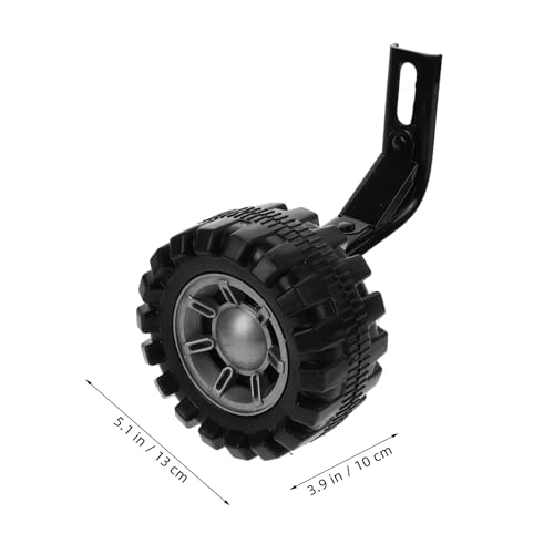Ruedas de Entrenamiento para Bicicleta INOOMP de 12 Pulgadas, Negro, Estabilizadores Auxiliares para Equilibrio y Seguridad miniatura 2