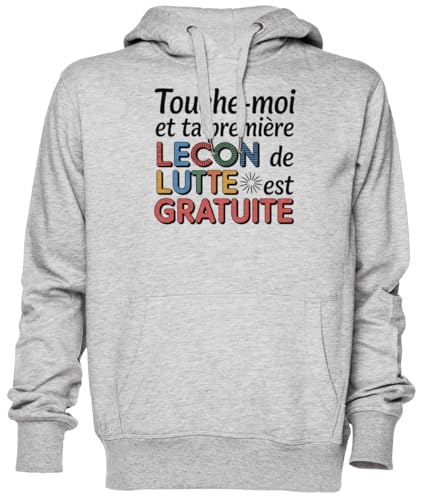 Sweat à capuche gris unisexe idéal pour le sport et le quotidien