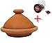 Produktbild Marokkanische Tajine Marrakesch natur Ø 30 cm + 1g Safranfäden