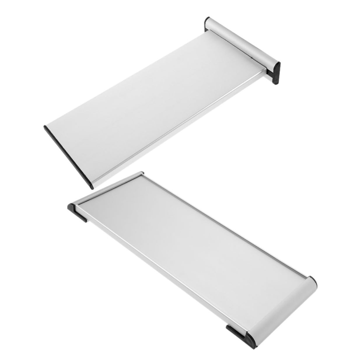 Support mural aluminium double face pour plaque de porte bureau Mobestech