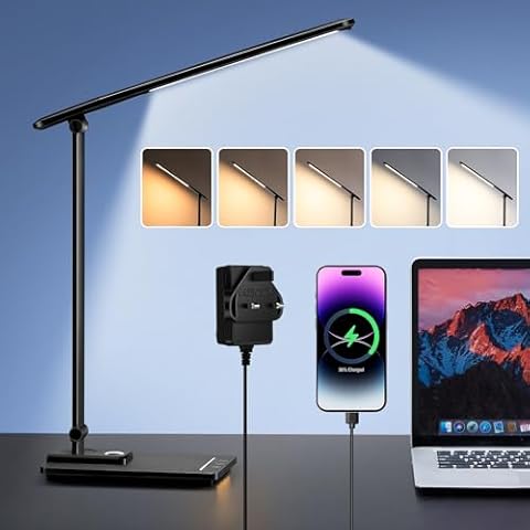 PIKOY Desk Lamp,75 Modes Table Lamp Cover