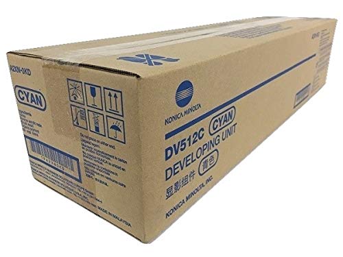 TTCopier OEM Genuine Konica Minolta A2XN0KD (DV512C) Cyan Developer Unit Bizhub C224 C224e C284 C284e C364 C364e C454 C454e C554 C554e