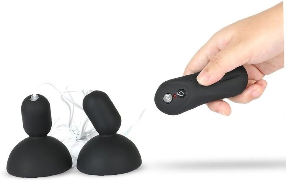 Enhanced Nipple Stimulation Vibrator and Suction Cup Massager GA65742