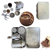 【Taille compacte adaptée aux voyages】 : mesurant 14 x 9 x 6 cm, tous les composants s'intègrent parfaitement dans un boîtier en métal qui se glisse facilement dans les sacs à dos pour les vacances à la plage, les pique-niques et les voyages en camping.