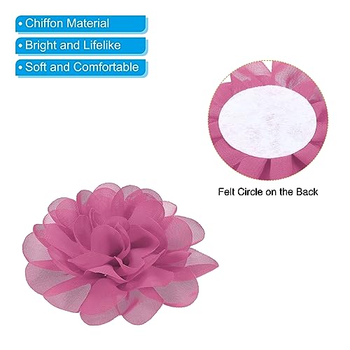 PATIKIL 3.9" Chiffon Flowers - Image 4