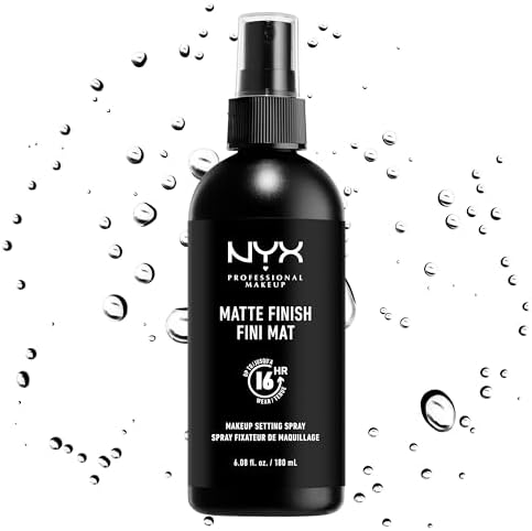NYX PROFESSIONAL MAKEUP Makeup Setting Spray - Matte Finish, Long-Lasting Face Mist for up to 16HR Wear, Vegan Formula, JUMBO Size