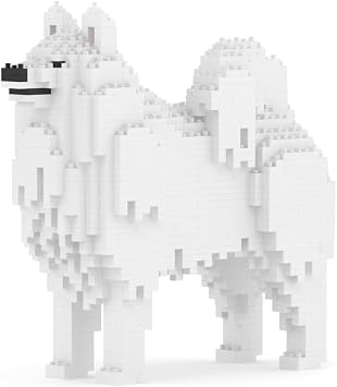 JEKCA Samoyed 01S | Dog Plastic Building Blocks | Age 14+