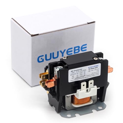 Contacteur CVC 40A robuste et bobine 24V pour climatiseur stable