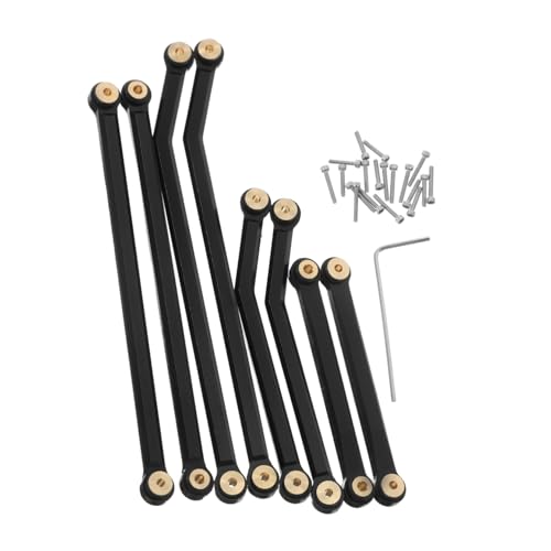 CIYODO 1 Set Car Steering Rod Parts High Chassis Link Tie Rod Set for Axi00005 Upgrade