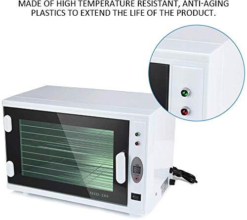 8L UV Ligero Esterilizador Gabinete con Minutero Y LED Monitor Desinfección Caja Manicura Uñas Herramienta Facial Piel Belleza Salón Equipo