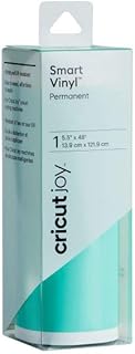 Cricut Joy Smart Sticky Back plastikowa płyta winylowa 14 cm x 122 cm. miętowa.