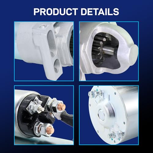 Image of New Starter Compatible with 1999-2005 Chevy Silverado 1500 HD 2500 3500 6.0 L V8, 03-05 Express 2500 3500, 02-05 Cadillac Escalade, 00-05 GMC Sierra 1500 HD 2500 3500 Yukon Savana 6492N