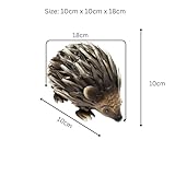 Epsom Metal Hedgehog Ornaments – Handcrafted Woodland Designs | Weatherproof Outdoor & Indoor Décor | Freestanding Garden Statues in 3 Styles (Small Woodland Hedgehog – 10 x 10 x 18 CM) - Image 7
