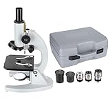 [FACILE À UTILISER] Parfait pour les débutants, ce microscope présente un fonctionnement simple avec des boutons de mise au point grossière et fine.Le guide étape par étape permet aux enfants de s'installer et de commencer facilement à observer des spécimens, améliorant ainsi leurs compétences et connaissances scientifiques.
