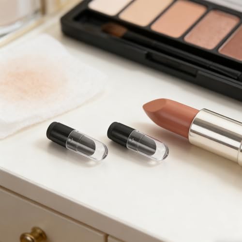 Pincel de labios de silicona compacto que soluciona los retoques sucios en el bolso 5