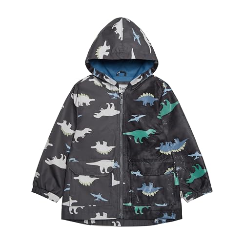 Carter's Baby Boy's Fleece-Lined Flap-Pocket Rain Jacket Midweight Coat, Dark Grey4