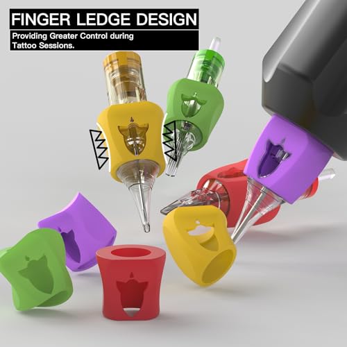Image of Wormhole Tattoo Cartridge Needles Rocket 50pcs Assorted Tattoo Needle Cartridges Mixed 3RL 7RL 7RS 9RM 9M1 Round Liner Shader Magnum Round Magnum Disposable Finger Ledge Tattoo Needles Cartridge