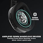 Turtle Beach Stealth 600 Wireless Multiplatform Amplified Gaming Headset for PS5, PS4, PC, & Mobile – Bluetooth, 80-Hr Battery, Noise-Cancelling Flip-to-Mute Mic, 50mm Speakers – Black - Image 6