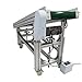 WYDDDARY PVC Flat Belt Conveyor Aluminum Conveyor Machine 59x11.8inch Industrial Transport Conveyor 110V 120W Adjustable Speed Inclined Electric Conveyor Green