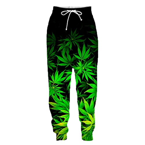 Pantalon de survêtement ample pour éviter de serrer la taille motif 3D