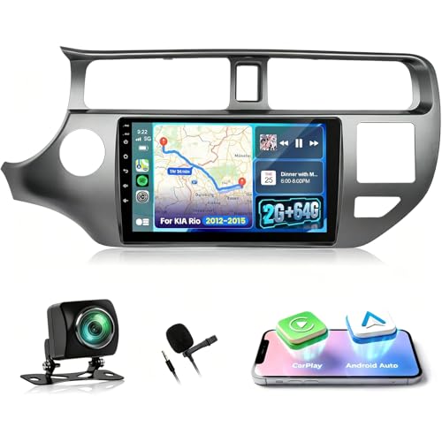 Autoradio KIA Rio 2012-2015 pour voyager connecté en musique avec CarPlay NHOPEEW