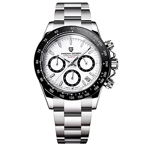 Pagani Design Mens Stainless Steel Luxury Waterproof Mechanical Automatic Movement Analog Watch (Daytona, 40Mm),Dial-Multicolor (B09TW42Q69) Amazon Price History, Amazon Price Tracker