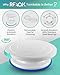 RFAQK 64PCs Cake Decorating Kit with Leveler, Baking Supplies Gift Includes Cake Stand Turntable, 24 Numbered Icing Tips, 30+1 Piping Bags, 2 Frosting Spatulas, 3 Scrappers, Video Course & Booklet