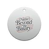 Character Ornament with Name Self Expression Personality Style Beyond Binary Custom Name Beyond The Binary