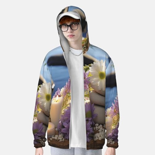 Chaqueta de Protección Solar para Hombre UPF 50+ con Capucha miniatura 3