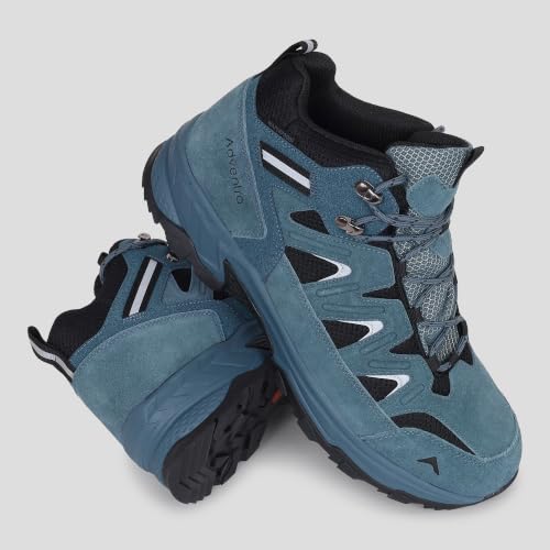 Image of Waterproof Hiking Shoes | Mid Ankle | Ultra-Grip Outsole | Synthetic Suede Upper | ET1118